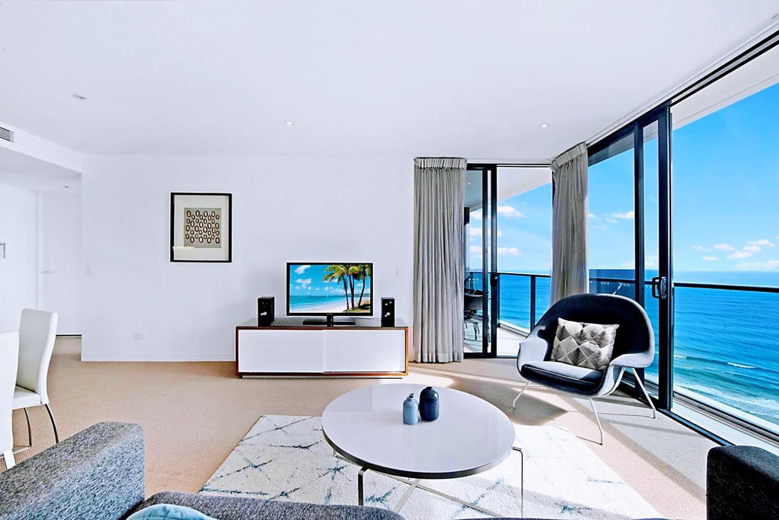 Luxury S Casino Residences Broadbeach - Holiday Paradise Guldkusten Rum bild
