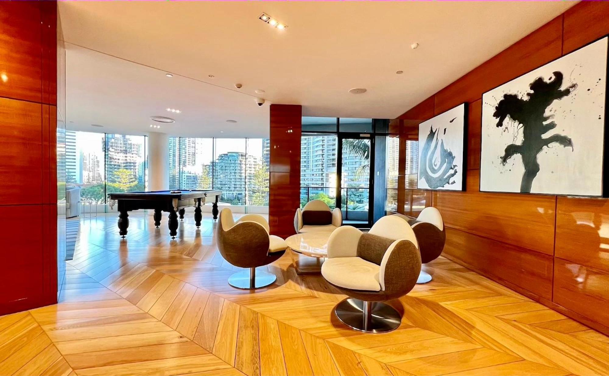 Luxury S Casino Residences Broadbeach - Holiday Paradise Guldkusten Rum bild