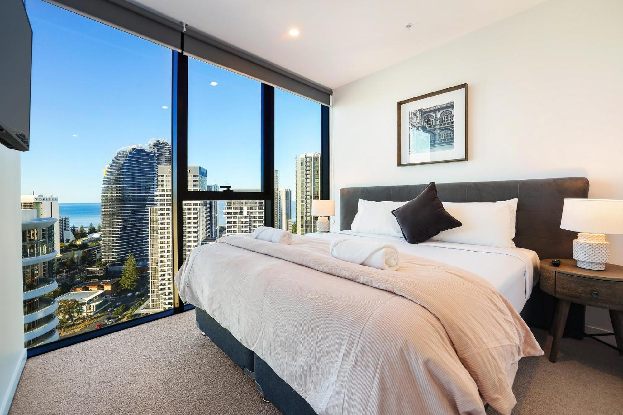 Luxury S Casino Residences Broadbeach - Holiday Paradise Guldkusten Rum bild