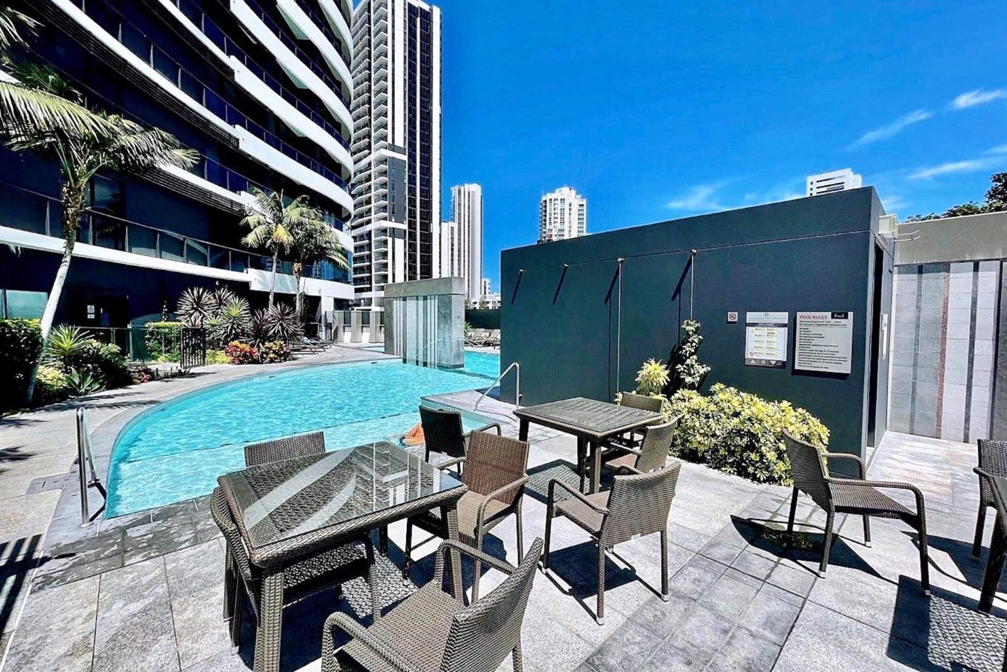 Luxury S Casino Residences Broadbeach - Holiday Paradise Guldkusten Rum bild