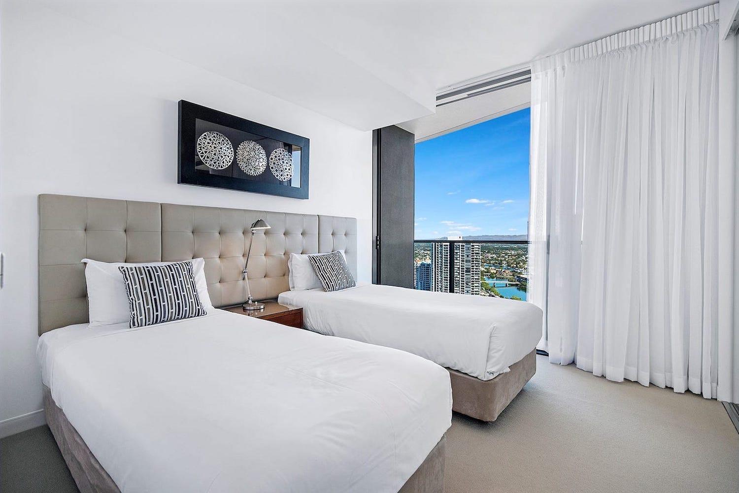 Luxury S Casino Residences Broadbeach - Holiday Paradise Guldkusten Rum bild